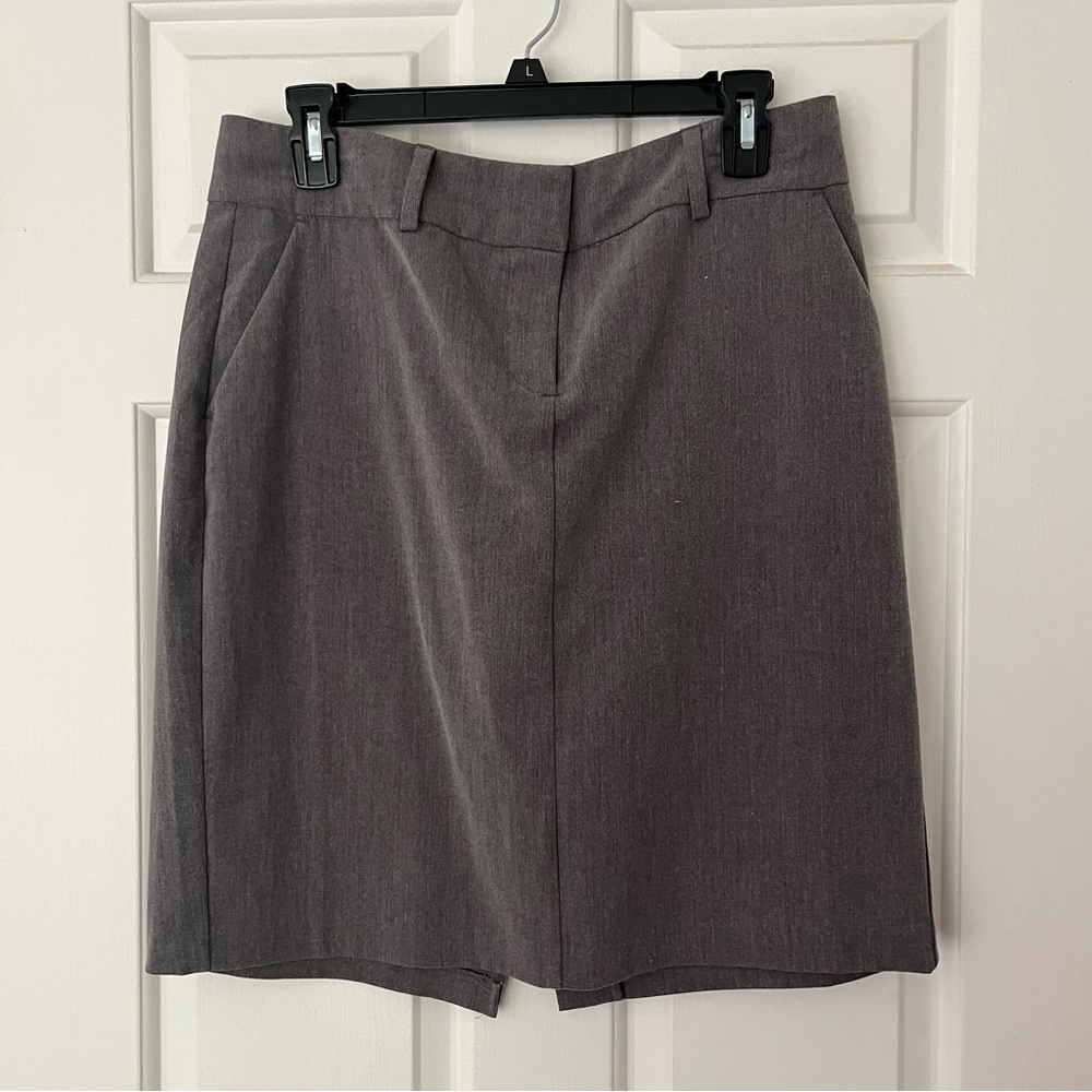 Old Navy Gray Pencil Skirt